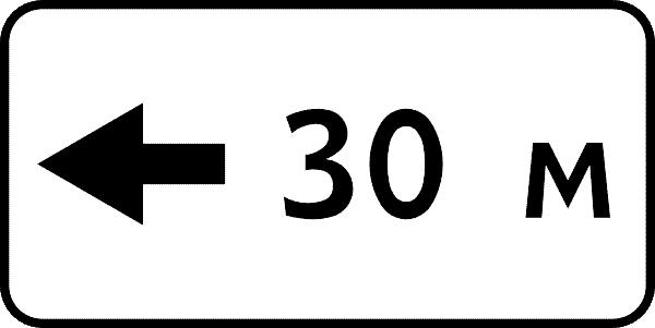 9.8 4. Дорожный знак расстояние до объекта 8.1.2. Знак дорожный 8.2.1. "зона действия" (500м, Тип а, 2 типоразмер). Дорожный знак 8.2.6 зона действия. Дорожный знак 8.2.2 зона действия.