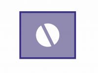 Трафарет для печати дорожного знака 3.28 синий цвет