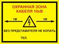 Таблички-указатели для кабельных трасс, ЛЭП и опор освещения Таблички-указатели для кабельных трасс, ЛЭП и опор освещения