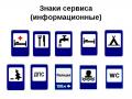 Знаки сервиса Знаки сервиса