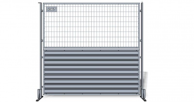Передвижное (мобильное) комбинированное ограждение DKT тип 4