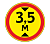 Временный знак 3.13 "Ограничение высоты"
