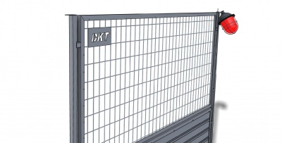 Передвижное (мобильное) комбинированное ограждение DKT тип 4