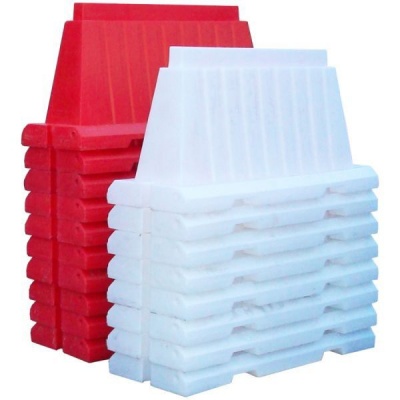 Вкладывающийся дорожный пластиковый барьер (водоналивной блок) 1,2м