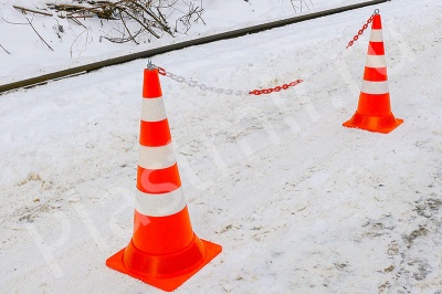 Держатель цепи для конусов