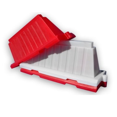 Вкладывающийся дорожный пластиковый барьер (водоналивной блок) 1,2м