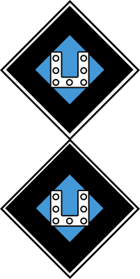 Знак GD-19 «Постоянный предупредительный сигнальный знак - Включить ток на электропоезде»