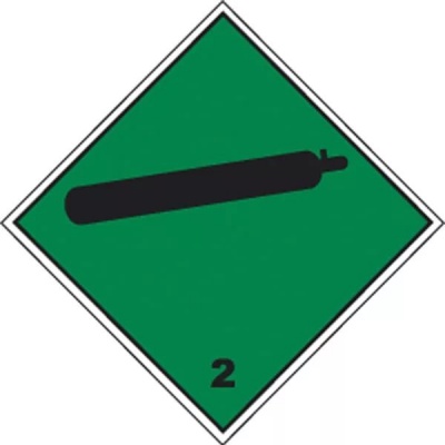 Знак опасности "Ядовитые газы" 2 класс