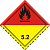 Знак опасности "Органические пероксиды" 5 класс
