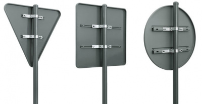 Стойка для знака металлическая оцинкованная СКМ 6 Д159х4мм